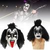 Gene Kiss Simmons Full Mask Rock Band Halloween Cosplay Props Material Latex