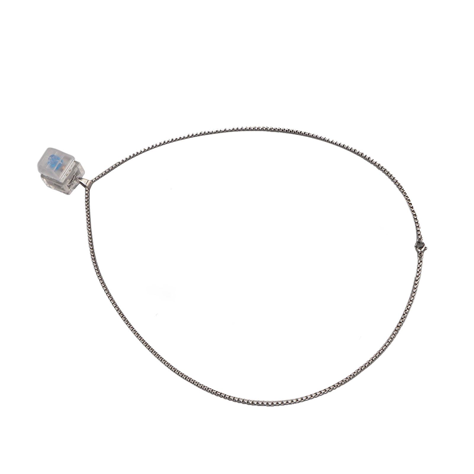 

Stress Relief Necklace LED Portable Resin Fashionable Anxiety Necklace for Women Men