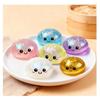 Squishy Dumpling Glitter Cutie Stress Relief Toy, Anti-Stress Pouch, Random Color, Kawaii Style, 10 Cm