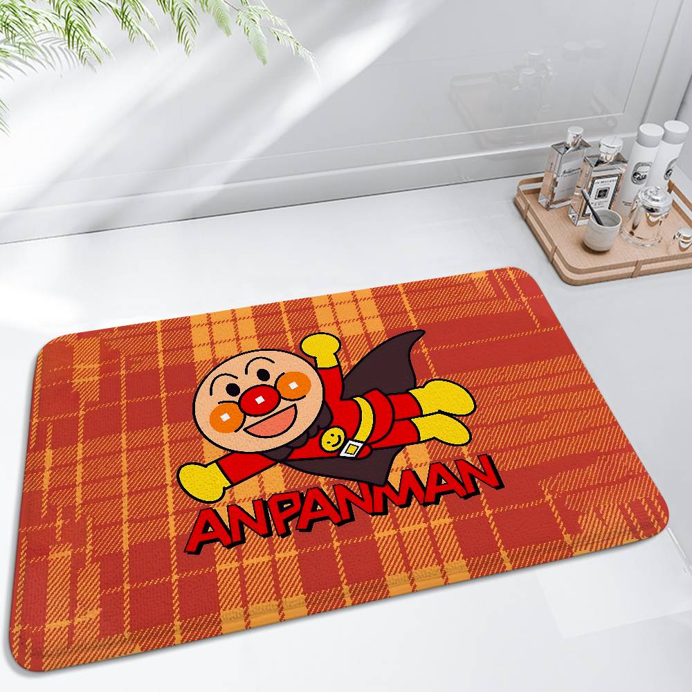 A-Anpans-man Floor Mat Living Room Rug For Bedroom Welcome Mat Outdoor Rug