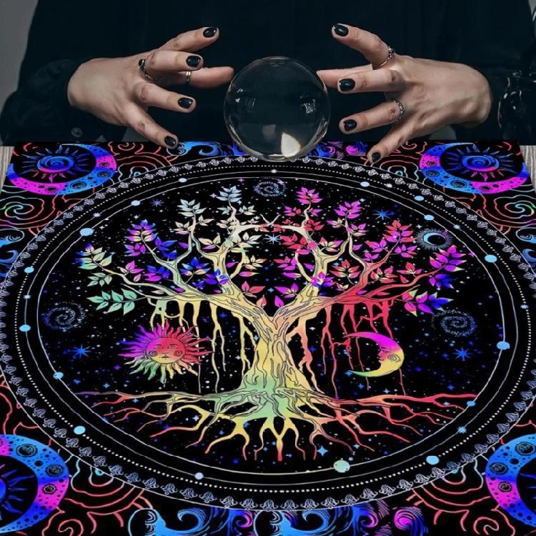 Square Altar Board Game Cards Pad Rune Table Cloth Metaphysical Board Game Mat