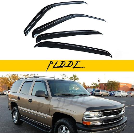 In-Channel Rain Guards Compatible With 2001-2005 Sport Trac 1997-2001 Mercury Mountaineer 1991-2001 Explorer Side Window Visor Wind Deflector Vent