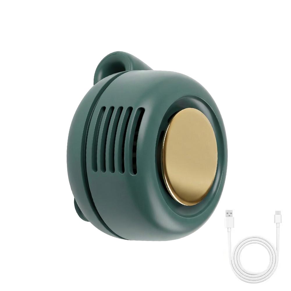 New Portable Silent Mini Bladeless Electric Fan, Small Fan Clip on Shirt Waist Mini Bladeless Fan Adjustable 3-Speed For Outdoor