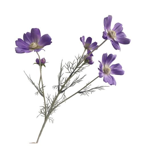 Künstliche Cosmeenblüten 6 Köpfe Kunstseiden-Cosmeen mit Stiel Falscher Wildblumenstrauß für Vase Hochzeitsparty Frühling Sommer Heimdekoration