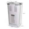 Laundry Basket Removable Household Dirty Clothe Storage Hamper Separable Dirty Dozen Organize With Wheels Toilet Washing Baskets