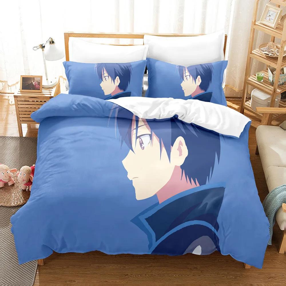 Anime Spirit Chronicles Bedding Set,Duvet Cover Comforter Bed Set Quilt Cover Pillowcase,King Queen Twin Size Boys Girls Adults