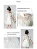 Girls' High-End Puffy Tulle Princess Dress - Chinese Style, Perfect for Weddings, Birthdays, or Performances