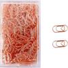 Mini Gold Heart Paperclip Set - Cute Shaped Binder Clips for Student Planners