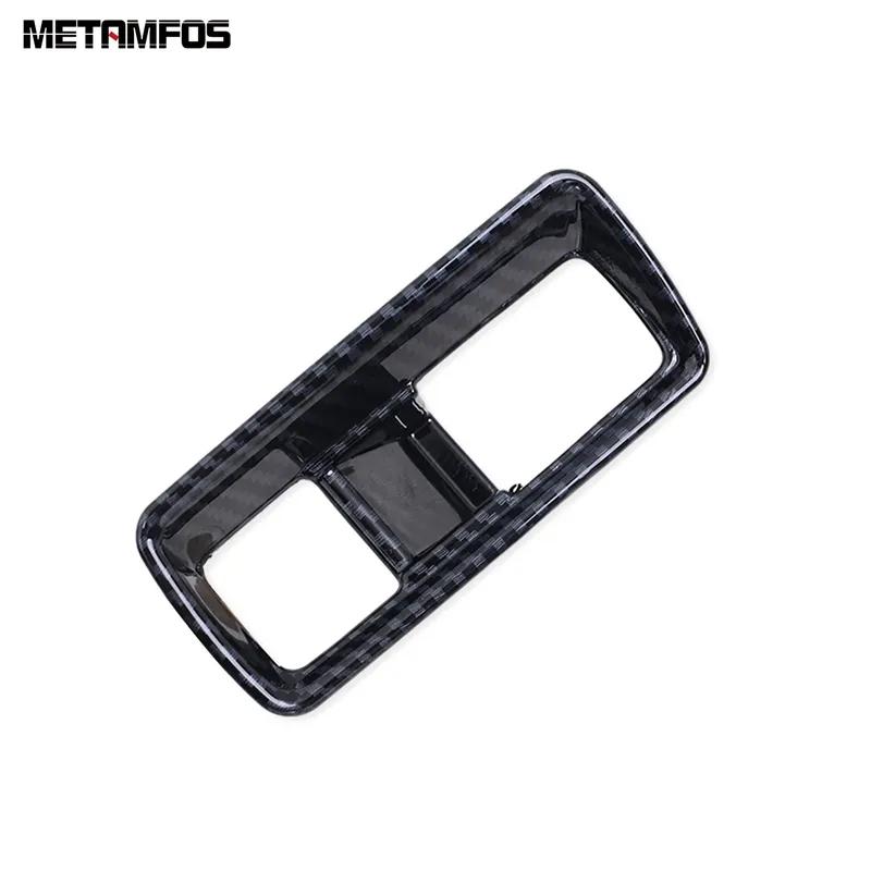 Accessories For Hyundai Palisade     2024 Carbon Fiber Handbrake Parking Brake Control Button Panel Cover Trim