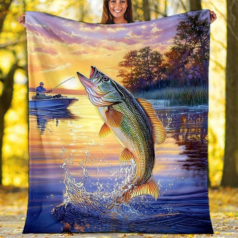 Jesus Religiöse Kunst Fleece Bedruckte Flanelldecke, Warmer Weicher Überwurf Sofa Bettdecke