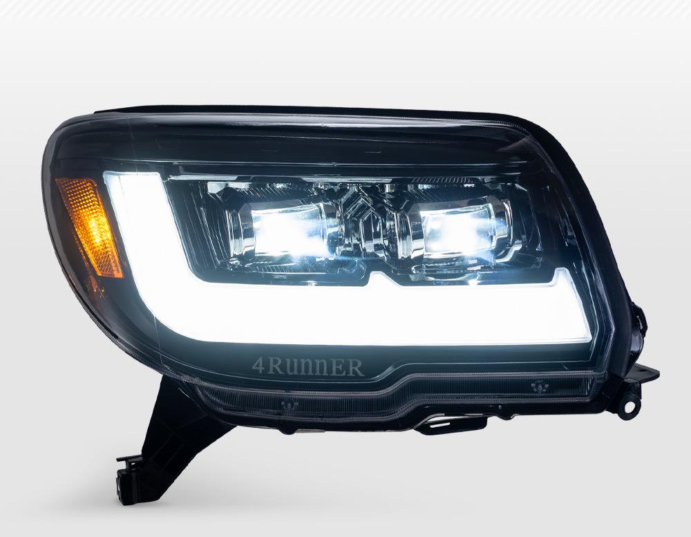 LED Headlight with Projector Lens & Sequential Turn Signals for 03-09 Toyota 4Runner