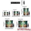 2pcs, 2D FLAT PRINTING Curtains (Without Rod) DinoBirthdayParty Popular Creative Curtains 100% Polyester Curtains Outdoor
