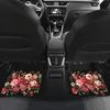 Set of 4 Car Mats Featuring Ethnic Designs with a Vintage Look, Fashionable And to Maintain, Compatible with Different Vehicle Models