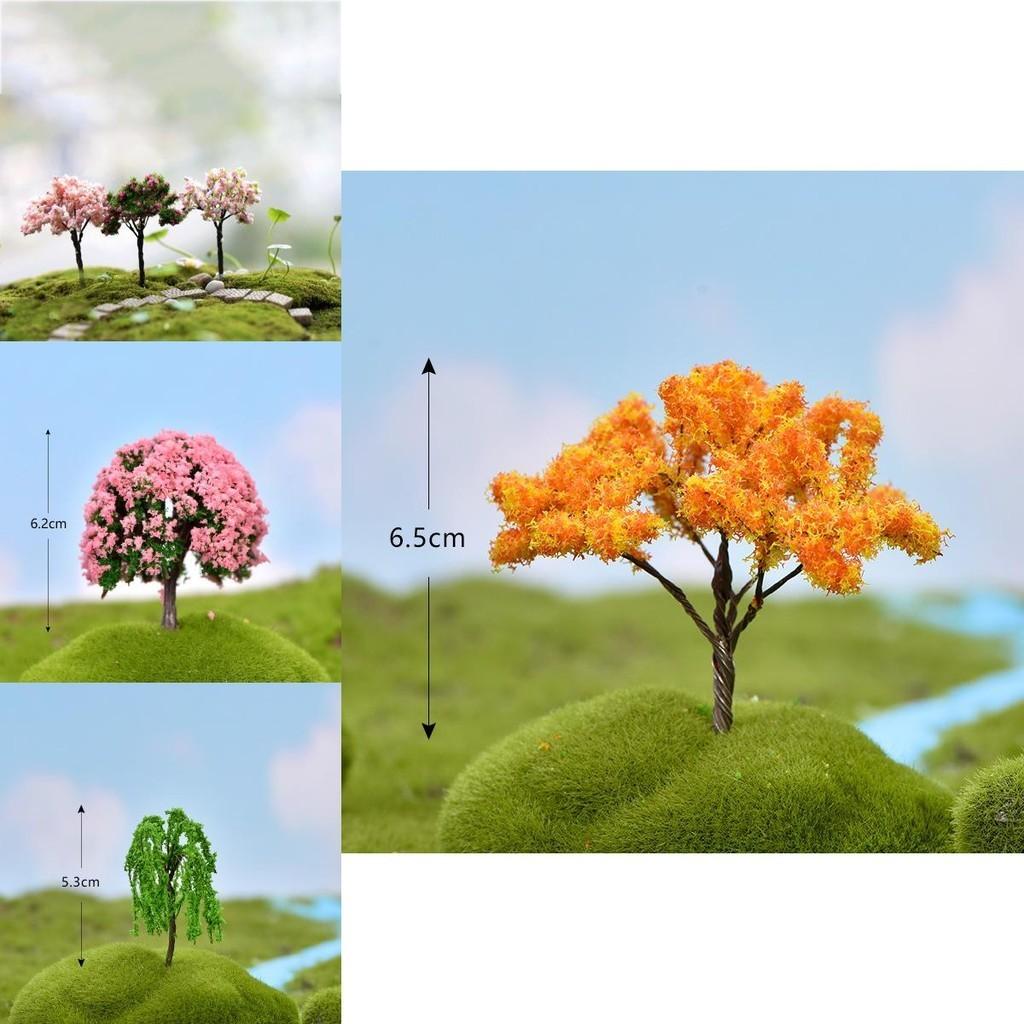 Exquisite Mini Tree Decoration Ornament For Enchanting Micro Landscape Crafts