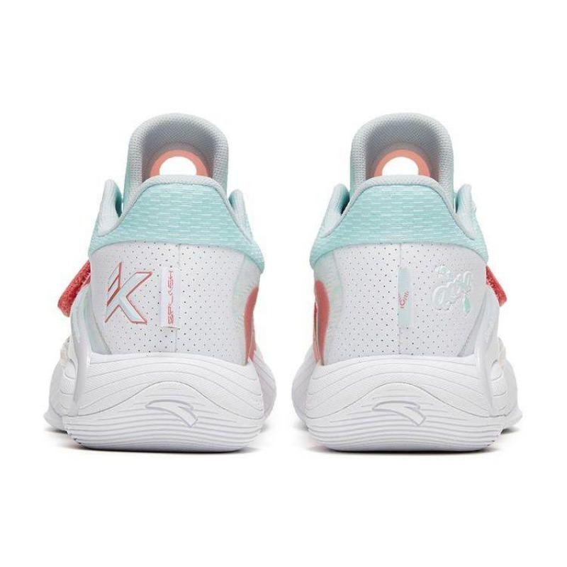 Anta Water Flower 5 Hawaii Beach Shock Absorption Non-Slip Wear-Resistant Low-Top Basketball Shoes Men Sneaker White Green Pink 112321108-2