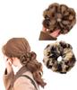 Mental Body Cota Gal Goods Leopard Print Large Hair Tie for & Scrunchie, Adults, Women's (Brown Leopard)