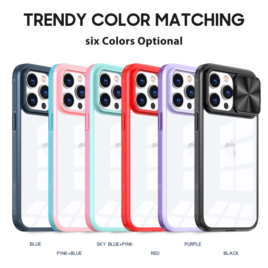 Etui akrylowe do ochrony aparatu iPhone 15 Pro Max 14 Plus 13 12 11 Pro X XR Xs Max 7 8 Plus SE2 SE3 SE 2020 2022 Przezroczysta tylna obudowa