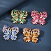 Exaggerated High-end Light Luxury Butterfly Brooch Women's High-end Exquisite Brooch Pin Coat Coat Accessories