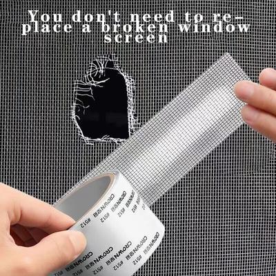 Net Mesh Repair Tape Window Door Screen Patch Repair Kit Cover Home Textile Mesh Window Hole Repair Tape