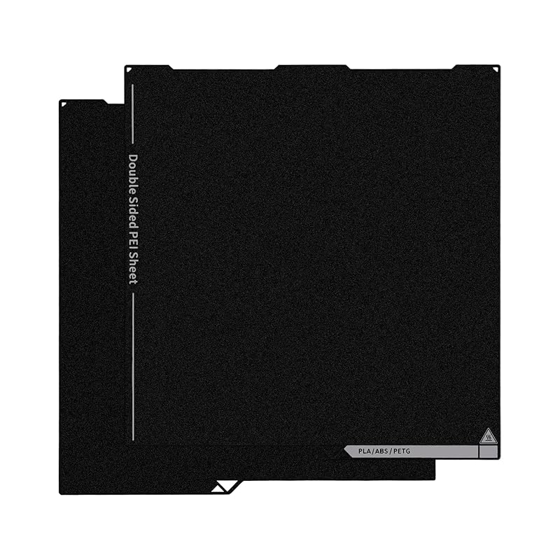 Двусторонняя черная PEI платформа для сборки для Anycubic Kobra 3, Двусторонняя текстурированная PEI платформа для печати для 3D-принтера Kobra 3, Kobra 3 Combo Double Black PEI