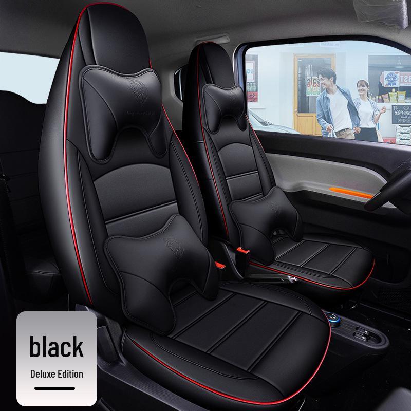Durable Wuling MINI All-Season Leather Seat Cover with Full Surround Design