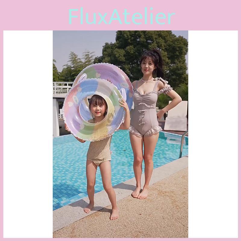 New Shiny Fashion Oil Painting Swim Ring For Kids And Adults Wholesale Water Sports Equipment