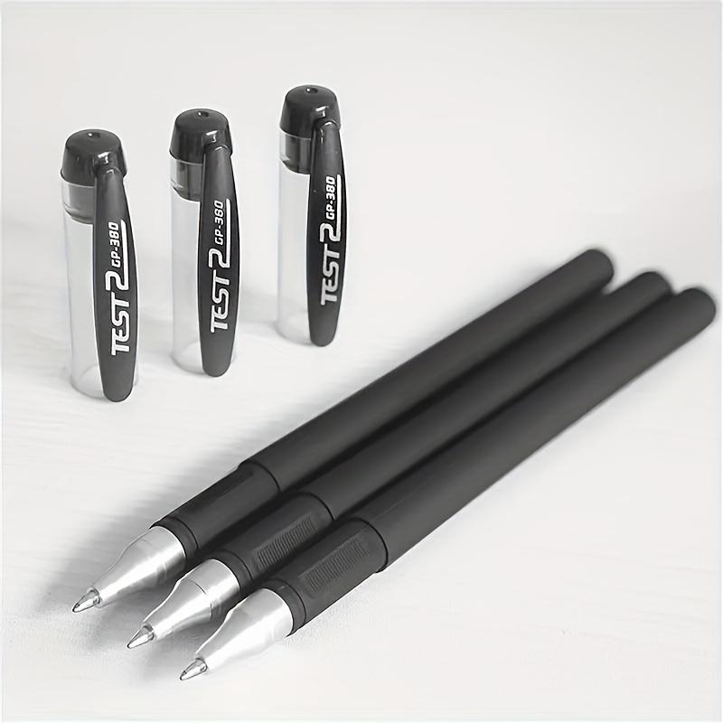 15pcs Matte Black Gel Pen | Smooth Writing, Non-Stop Ink, Medium Point, Ideal for Signatures and Writing