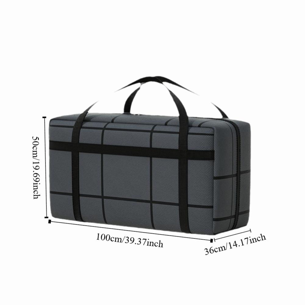 Thickened Clothes Storage Bag Double Zipper Quilt Storage Bag Wardrobe Organizer Duffel Bag  Moving