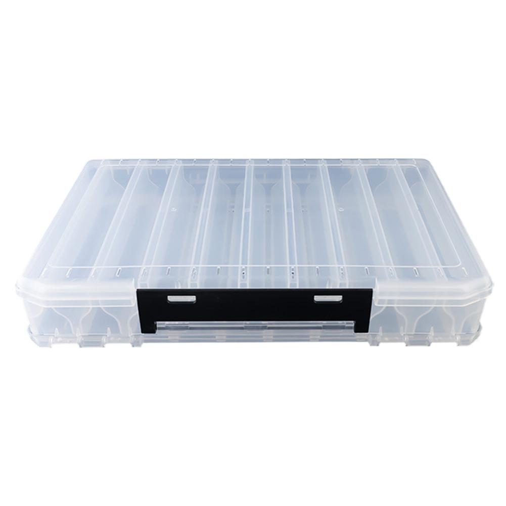 Double Sided Fishing Tackle Box 10/14/18 Compartment Fishing Lure Organizer Multifunctional Fishing Storage Case for Wobblers