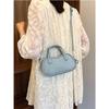 Summer Simple Women Crossbody Bags Korean Trendy Soft Leather Small Handbags High-Grade Sense Lady Shoulder Bag