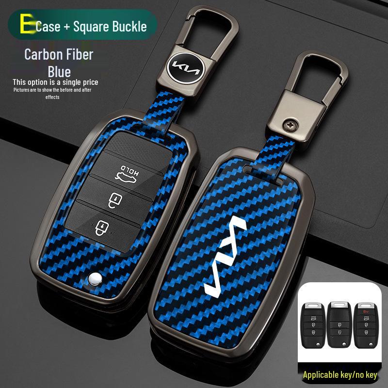 Kia Car Key Case for K3, K4, K5, Sportage, KX3, Sorento, Pegas, KX5 with Cross Buckle