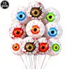 10pz Palloncino Spaventoso Occhio di Sangue Gonfiabile in Foglio di Alluminio 5 Colori Palloncino Occhio Decorazioni per Feste di Halloween Regali