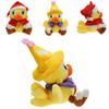 Gelbes, weiches Final Fantasy Chocobo-Weihnachtsmütze-Plüschtier für Kinder – Weihnachtsgeschenk