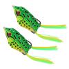 2Pcs Simulated Frog Fishing Lure with Hooks Topwater Soft Fishing Baits Artificial Fishing Lure Soft Tube Baits