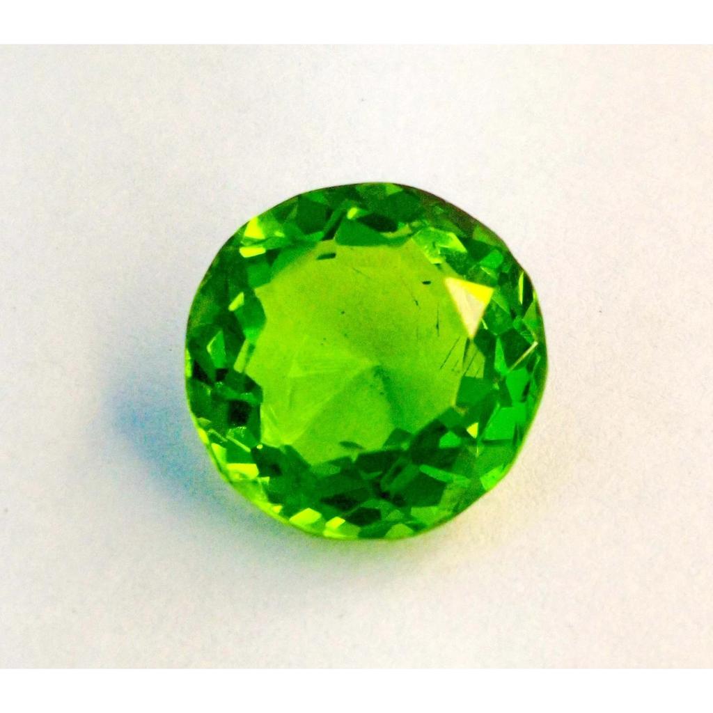 Certified Natural Peridot Green Round Cut 8-10 Ct Stunning Loose Gemstone
