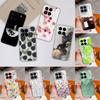 Leisure Flower Case For Xiaomi 15 Pro Clear Phone Bags Colourful Soft Back Cover For Xiaomi15 15Pro Silicone Anti Drop Housing