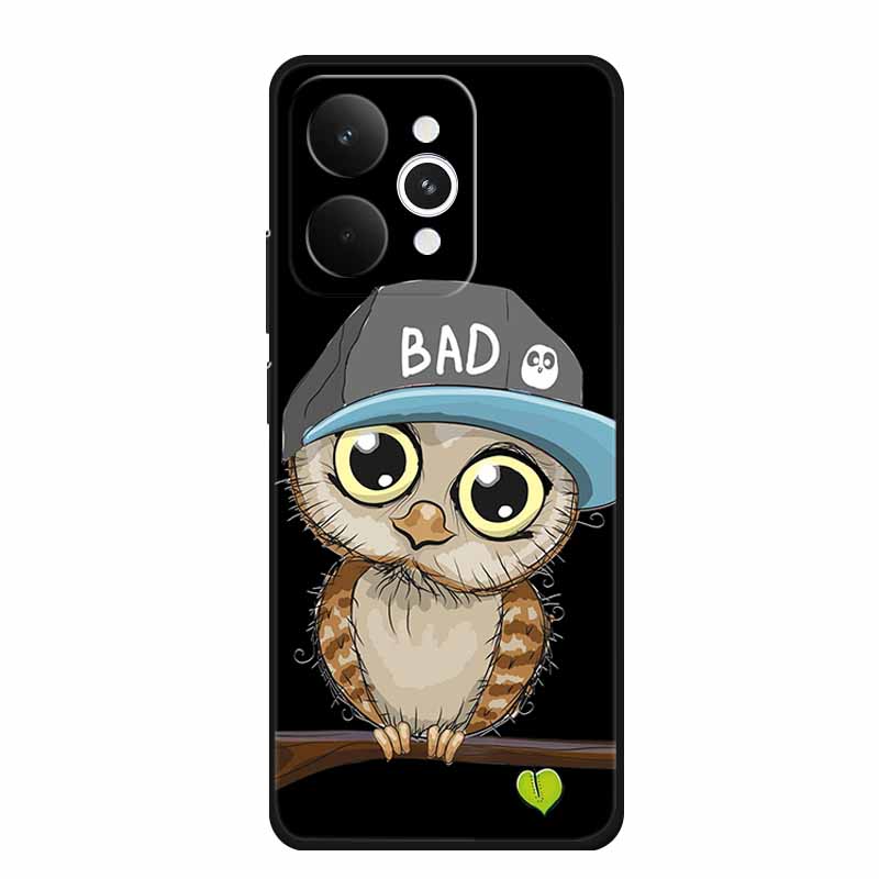 For Realme 15 15 Pro 5G Black Case 3D TPU Silicone Soft Back Cover For Realme C15 6.5" Funda Emboss Relief Flowers Bag Casing