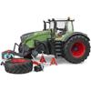 FENDT 1050 Vario Traktor mit Mechaniker und Reparaturzubehör - BRUDER