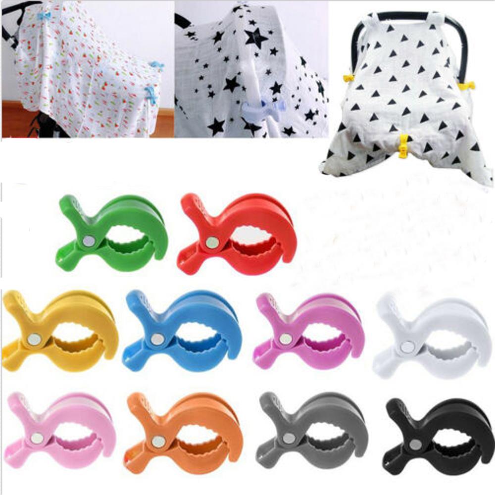 Buy Useful Multicolor ABS Plastic Pram Hooks Stroller Clips Blanket