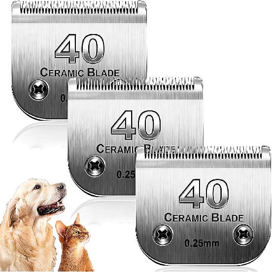 Dog Grooming Replacement Blades Compatible with Andis Dog Clipper, Dog Clipper Blades Compatible with Oster A5,Wahl KM-10 Series Dog Clipper,7FC