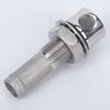 Boat Vent Fitting 316 Stainless Steel 16 mm Screened Straight Outlet with Threaded Body for Marine Ventilation Use