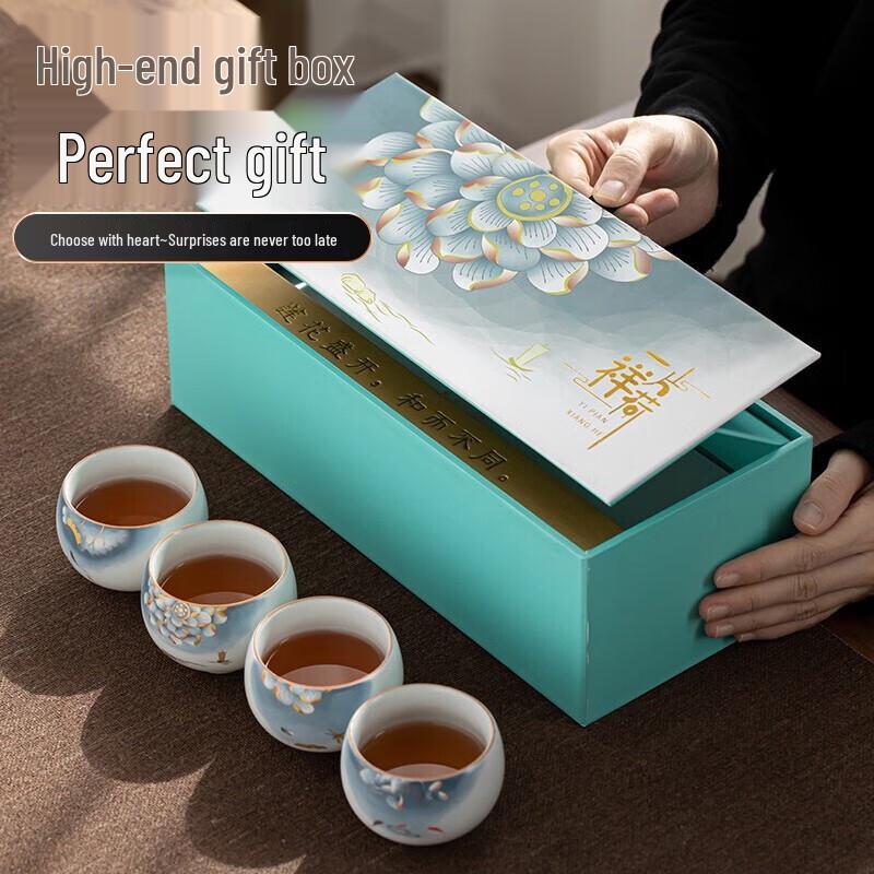 

Ru Kiln Crackle-Glaze Kung Fu Tea Cup