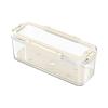 Kitchen scallion coriander storage box, refrigerator vegetable fresh-keeping box, portable food grade ginger garlic hanging noodles