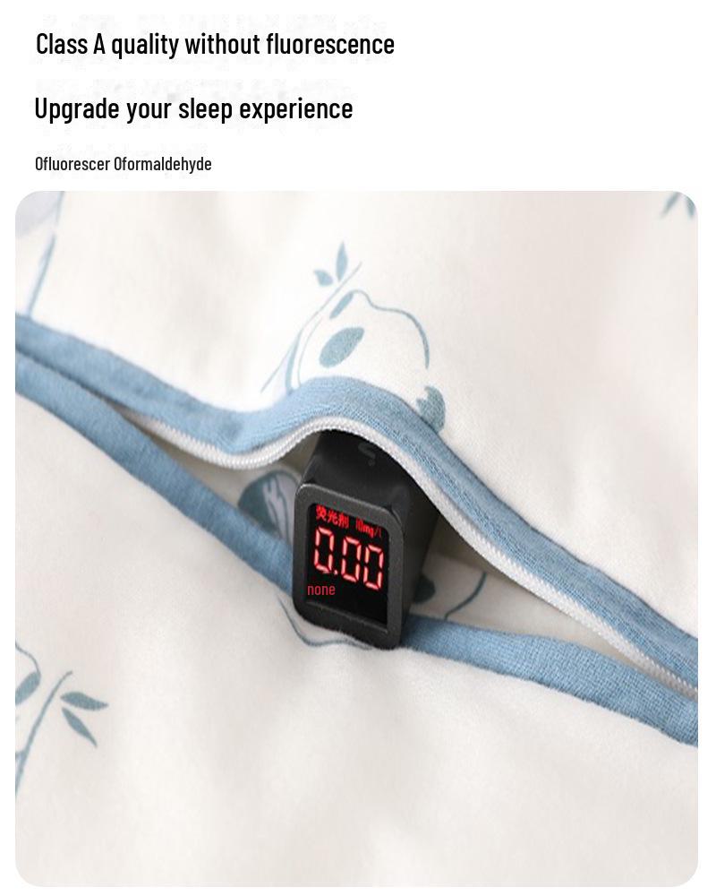 Sac de dormit gros din bumbac pentru bebeluși toamnă/iarnă cu design anti-lovire cu picioare despărțite și fermoar