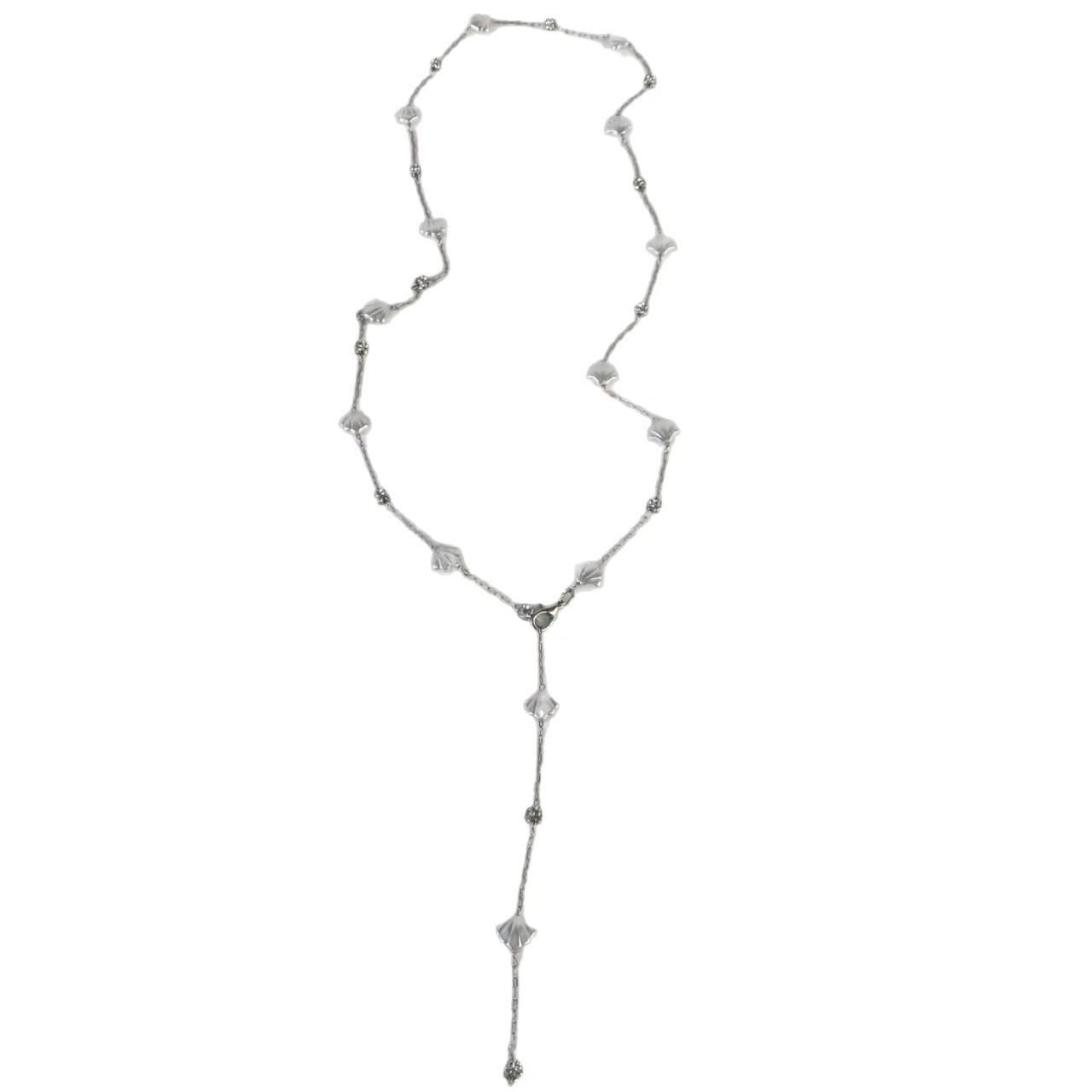 

Cool feeling long shell fringe necklace ins simple and versatile sweater chain fashion temperament high-end necklace women