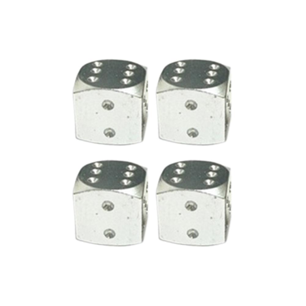 Super Wind Dice Shape Car Motorcycle Wheel Tyre Air Valve Stem Anti-dust Cover Caps