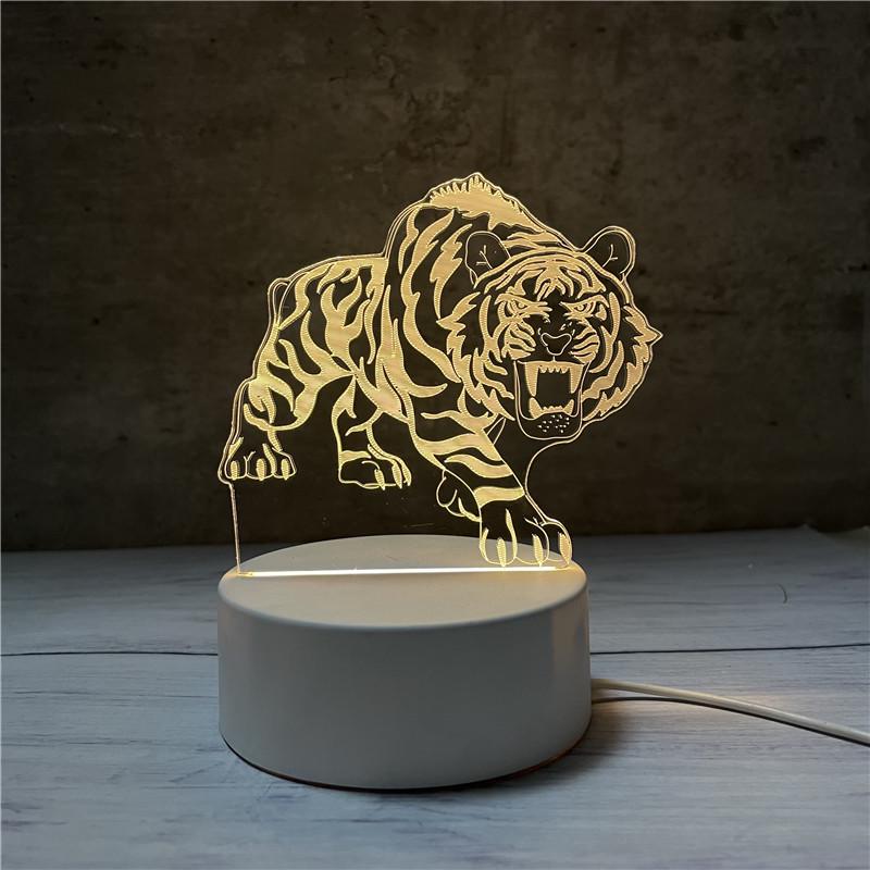 Acrylic 3D Night Light - Custom Table Lamp with Logo, Ideal for Events & Christmas Gifts