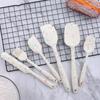6 Parça Silikon Mutfak Pişirme Seti: Entegre Krema Spatulası, Fırça ve Kazıyıcı