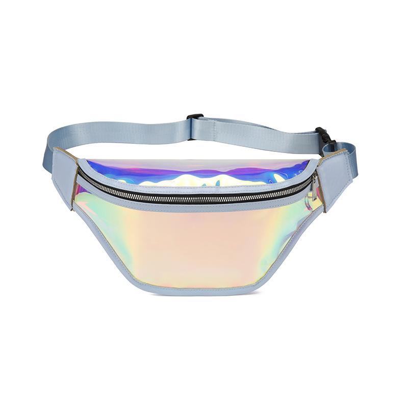 

Waist Bag Women Men Waterproof Pocket Fashion Casual Chest Handbag Transparent Laser Unisex Sports Travel Purse Waist Pack Bags