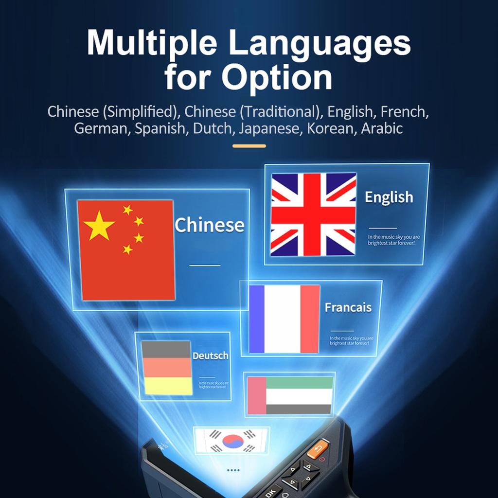 NOYAFA NF-526E Infrarot-Wärmebildkamera, wiederaufladbar, tragbare IR-Wärmebildkamera, 256 x 192 Auflösung